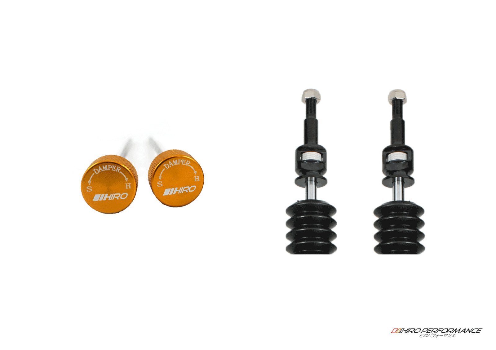HIRO Performance Adjustable Coilovers Lowering Coils for 2000-09 Volvo S60R AWD