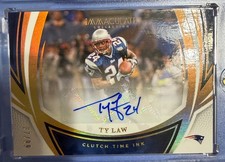 2025 Panini Immaculate Collection - Clutch Time Ink Ty Law #CTI-TLW /99