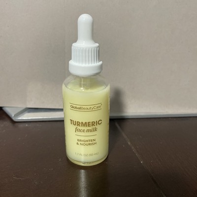 Global Beauty Care TURMERIC FACE MILK Brighten & Nourish 1.7 oz NEW