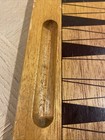 Vintage Wood Backgammon Game Board 11.75” x 11.75” — photo 2