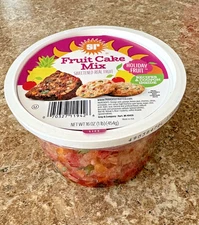 Sunripe Holiday Fruit Cake Mix - 16 Ounce (1 lb). Exp March 2028