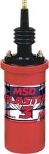 Msd Blaster 3 Series 45000 Volt Ignition Coil Extra Tall Tower Red Msd Blaster 3 Series 45000 Volt Ignition Coil Extra Tall Tower Red