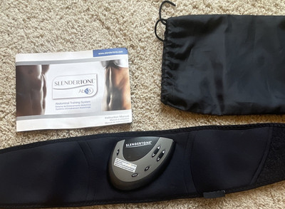 Slendertone AbS5 Electronic Toning Belt for Ab Muscles, Black, Bag & Manual