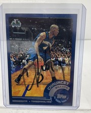 Chauncey Billups Signed (2003) Topps Minnesota Timberwolves Basketball Card #164