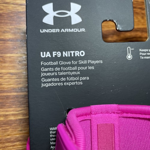 Under Armour UA F9 Nitro PINK GLUEgrip LIMITED EDITION Fußball Handschuhe Medium - Bild 7 von 7