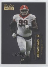 2022 Wild Card MATTE Black Jordan Davis #MB-65 0o1d