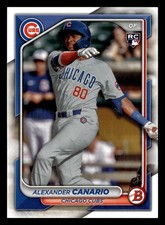 Alexander Canario 2024 Bowman #21 Chicago Cubs ROOKIE BUY10GET5FREE