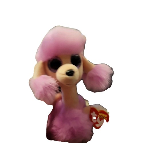 Ty Beanie Baby Boos Pink Fluffy Camilla Poodle Doodle Dog Soft Collectable - Picture 2 of 6