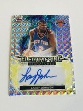 2025-26 Larry Johnson Topps Finest Geometric Electrifying Signatures Auto Knicks