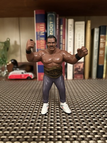 1990 WCW Galoob Wrestling Figure Butch Reed w/ Ori...