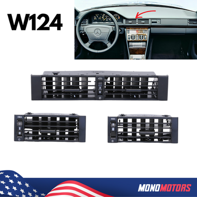 Mercedes-Benz Ventile セット HEATER AIR VENT SET GRILLE FOR MERCEDES W124 1984-1996 AC LEFT