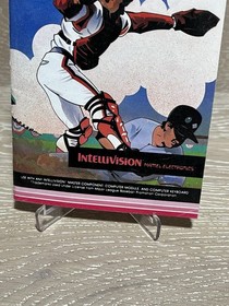 World Series Major League Baseball Intellivision Instructions W Overlays Rare