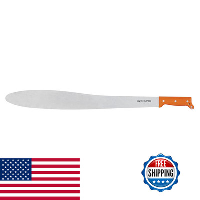 Truper T-1173-24P Orange Handle Caguayana Style Machetes 24 61Cm