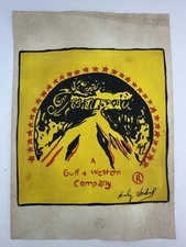 Andy Warhol COA Art Painting Original Drawing Vintage Paper Signed