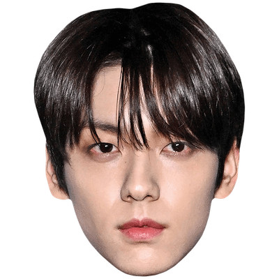 Choi Soo-Bin (Fringe) Celebrity Mask, Flat Card Face, Fancy Dress Mask