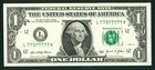 ((NEAR SOLID - 7 OF A KIND)) $1 2021 ((VF+/ XF)) ((77377777)) FANCY SERIAL # — photo 2
