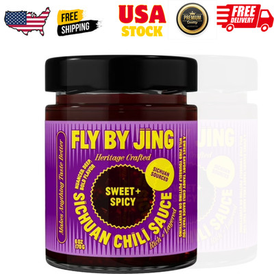Fly By Jing Sweet & Spicy Sichuan Chili Sauce 6oz Vegan Non GMO Asian Condiment