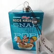 KAT + ANNIE GLASS ORNAMENT RICE KRISPIES