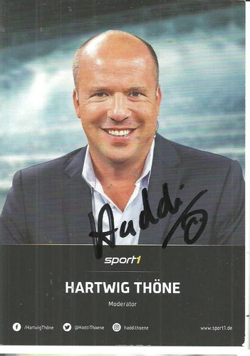 Hartwig Thöne-Sport 1 autograph card