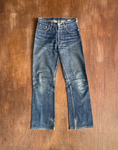 HELMUT LANG 1999 Classic Cut Denim Made in Italy Button Closure