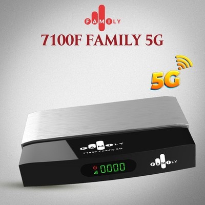 GAZAL Receiver Tv Satellite 7100 F Family 5G 10 yearsرسيفر غزال اشتراك عشر سنوات