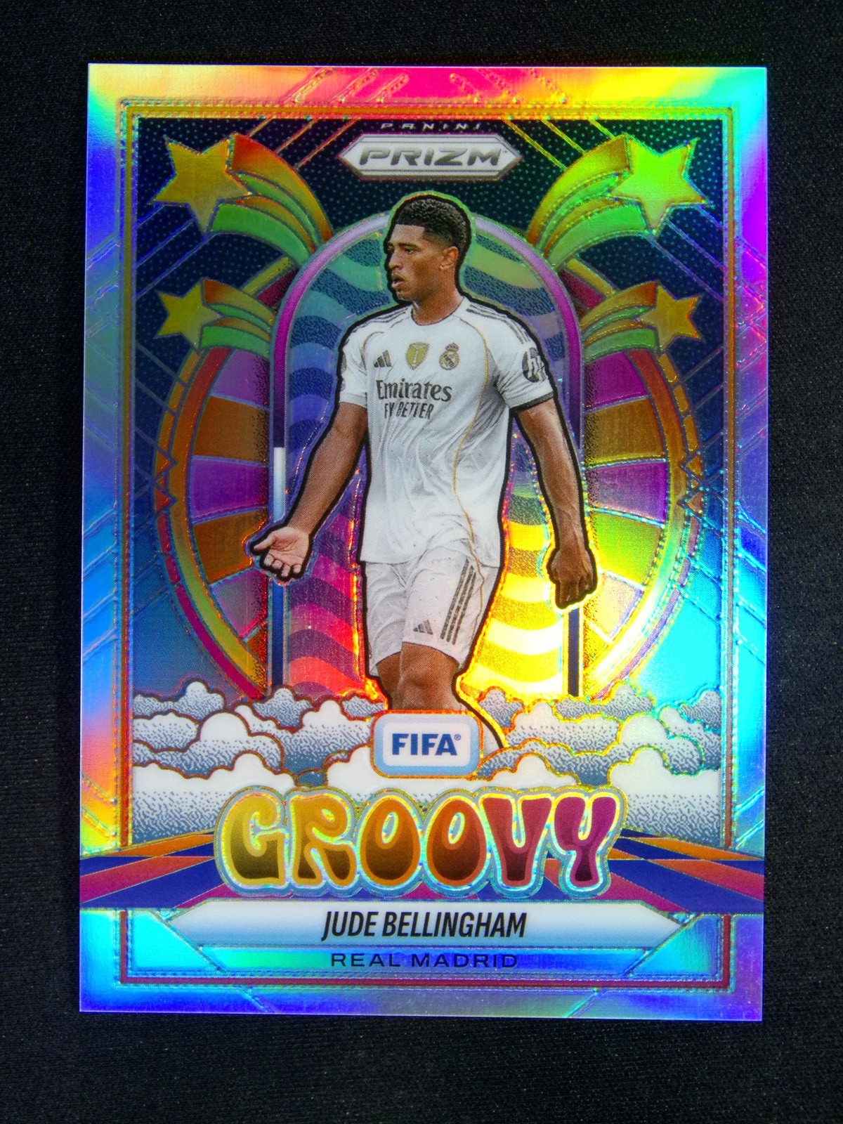 2025-26 Panini Prizm Jude Bellingham #1 Groovy Silver Prizm