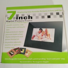 7" Digital Photo Frame Black