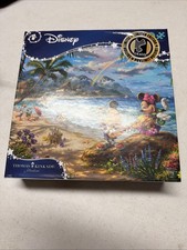 Thomas Kinkade Disney 1000 PC Jigsaw Puzzle Mickey and Minnie in Hawaii NIB