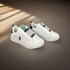Polo Ralph Lauren Boys Heritage Court Li Slip -on Toddler Sneaker