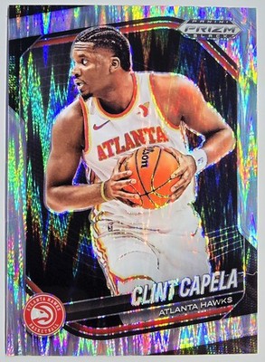 2024-25 Panini Prizm Black #178 Clint Capela Skewed /249 Hawks   