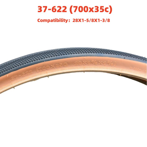 Gravel Bike Tyre, Cross Road Bicycle Tire, 700X32c 35C 38C 40C Retro Outer Tyre - Picture 9 of 22