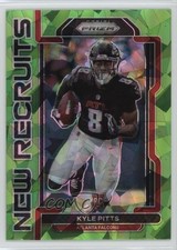 2021 Panini Prizm New Recruits Green Ice Prizm Kyle Pitts #NR-10 3tb
