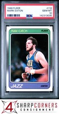 1988 FLEER #112 MARK EATON JAZZ PSA 10