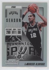 2018 Contenders Season Ticket Premium Edition Silver Prizm LaMarcus Aldridge ip1