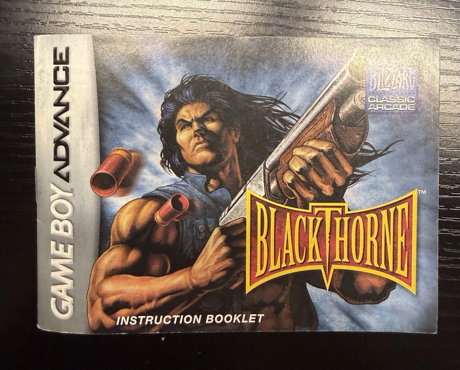Blackthorne for GBA Nintendo Game Boy Advance Authentic Instruction Manual Only