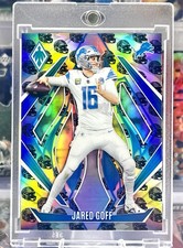 2024 Panini Jared Goff - Silver Holo Helmet Insert /399 - Detroit Lions