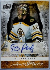 Tuukka Rask Rookie Card Checklist and Autograph Memorabilia Guide 20
