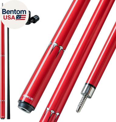 ZOKUE ビリヤードキュー カーボンシャフト ZOKUE Elite Series Carbon Fiber Pool Cue Stick Low Deflection Full