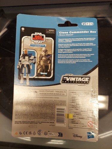 Clone Commander Rex Bracca Star Wars Bad Batch Collezione Vintage VC317 3,75" - Foto 3 di 3