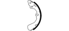 TEXTAR Bremsbackensatz 91039001 für DAIHATSU ROVER SUBARU SUZUKI