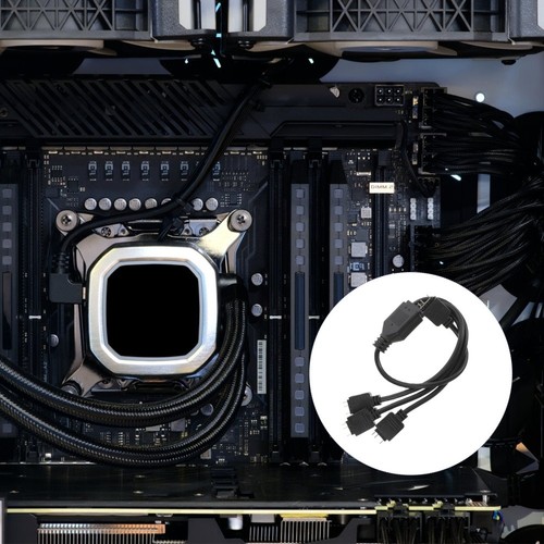 LED Splitter Extension Cable Sync Line Rgb Connector Pc Light ...