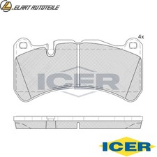 BREMSBELAGSATZ SCHEIBENBREMSE 182260 FÜR MERCEDES-BENZ SLK CLK/Convertible 5.4L