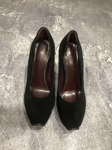 Women Acne Studios Heels Black Suede 38