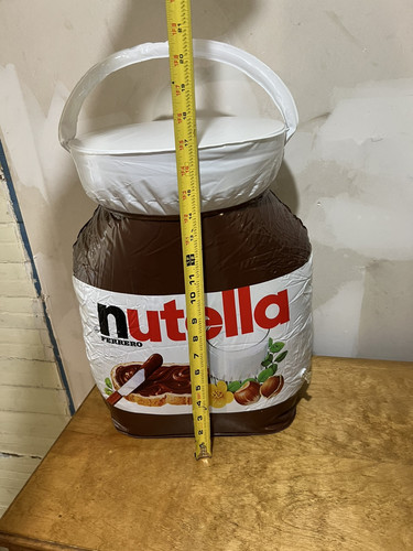 GIANT Inflatable Nutella Hazelnut Spread Jar PROMOTIONAL Display Ferrero - Picture 15 of 15