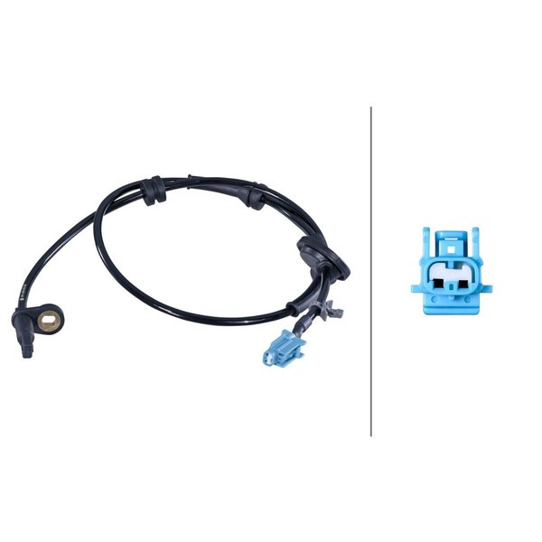 Sensor Raddrehzahl Vorderachse Links 2-Polig Hella FüR Nissan Murano-image