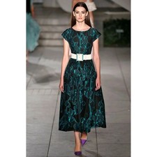 RUNWAY Carolina Herrera A-Line Dress Size: 0