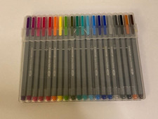 STAEDTLER Triplus Fineliner Pens Set 20 Pack   Precision 0.3mm Tip, Vibrant Co