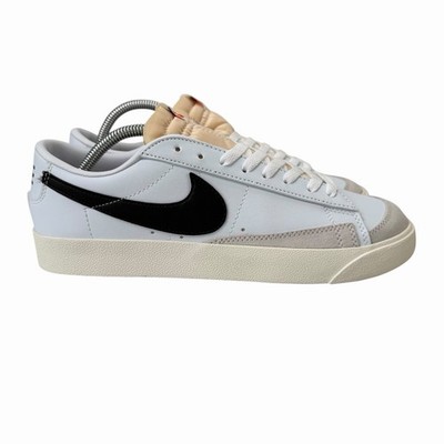 Nike Blazer Low '77 Vintage White Black Shoes DA6364-101 Men's Size 10