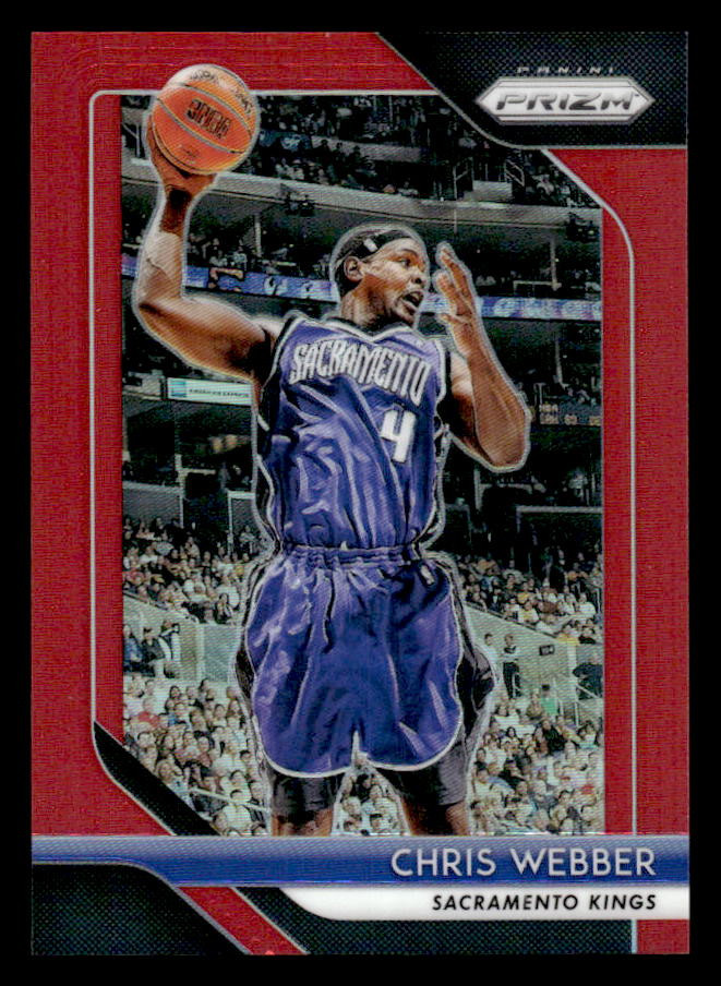 2018-19 Panini Prizm #165 Chris Webber Prizms Red #/299