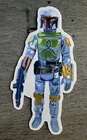 Star Wars BOBA FETT action figure illustration Vinyl Sticker, inspired by Star W